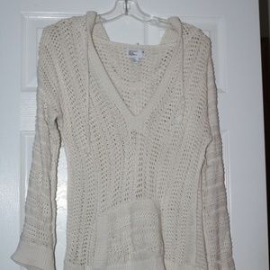 Cream American Eagle Hoodie